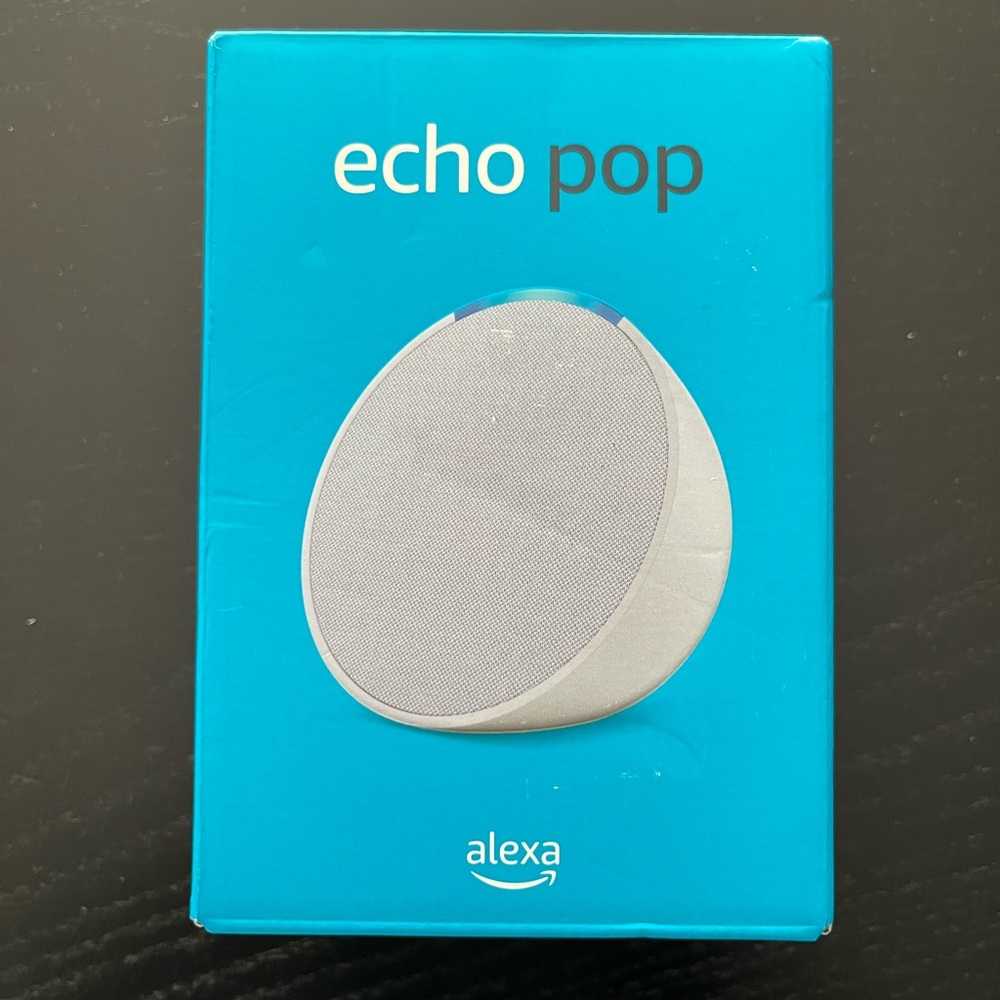 Amazon Echo Pop Smart Speaker With Alexa Bluetooth White BRAND NEW IN BOX